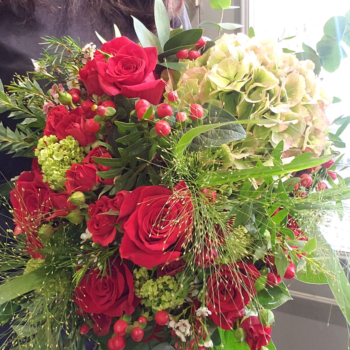 Be My Valentine - Hydrangea and roses