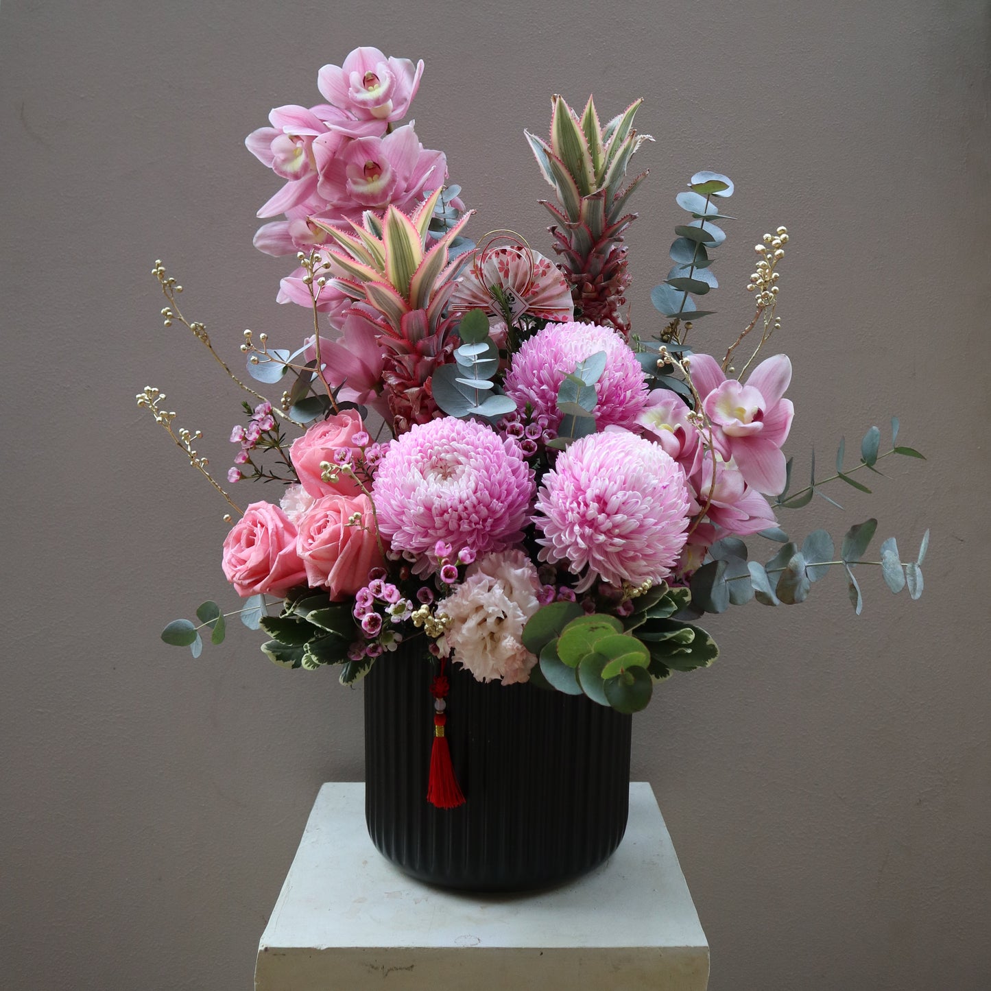 CNY Flower Arrangement - "Happiness"