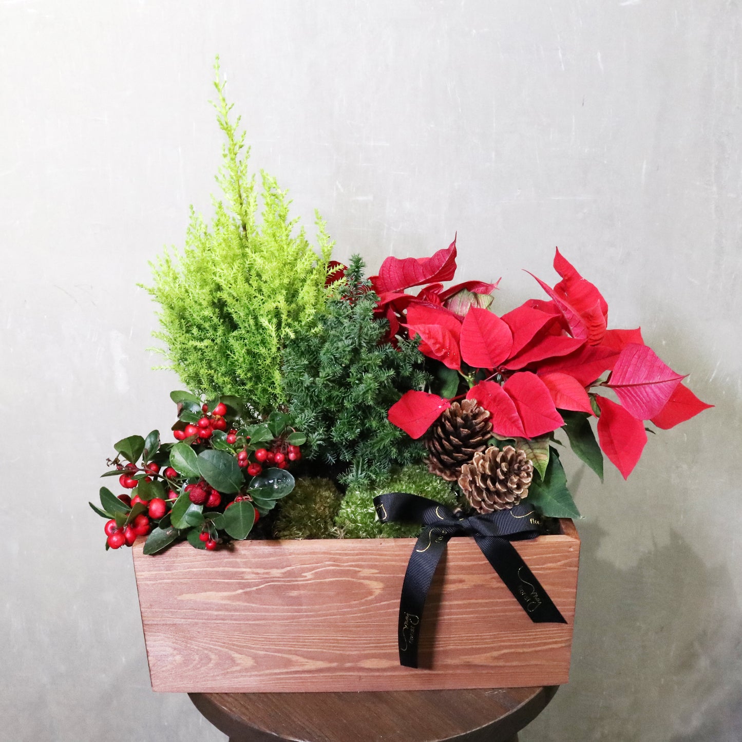 Christmas arrangement box