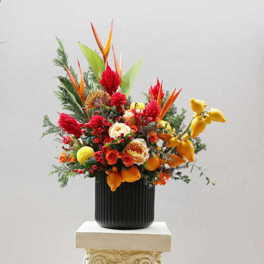 CNY Flower Arrangement - "Gong Hei Fat Choy"